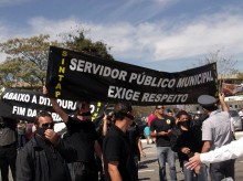 SINTAP e servidores juntos no manifesto da Mordaa no dia 1 de setembro de 2012