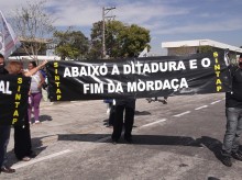 SINTAP e servidores juntos no manifesto da Mordaa no dia 1 de setembro de 2012